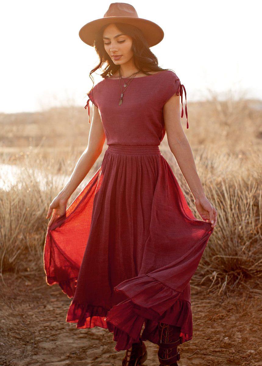 Gia Dress in Mesa Rose sold by Joyfolie product image thumbnail 5