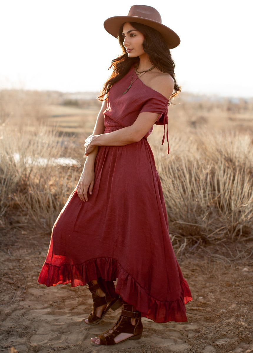 Gia Dress in Mesa Rose sold by Joyfolie product image thumbnail 4