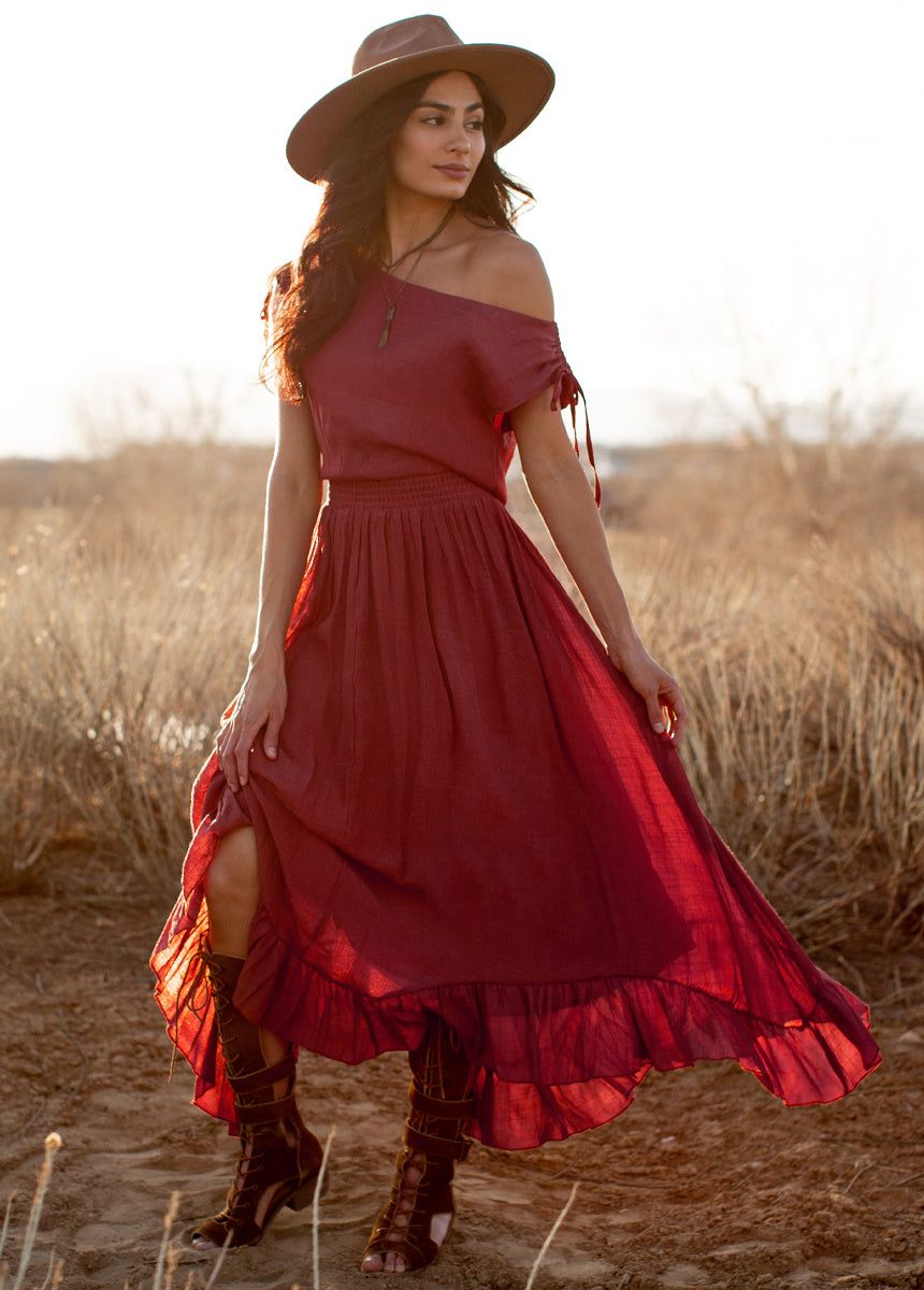 Gia Dress in Mesa Rose sold by Joyfolie product image thumbnail 2