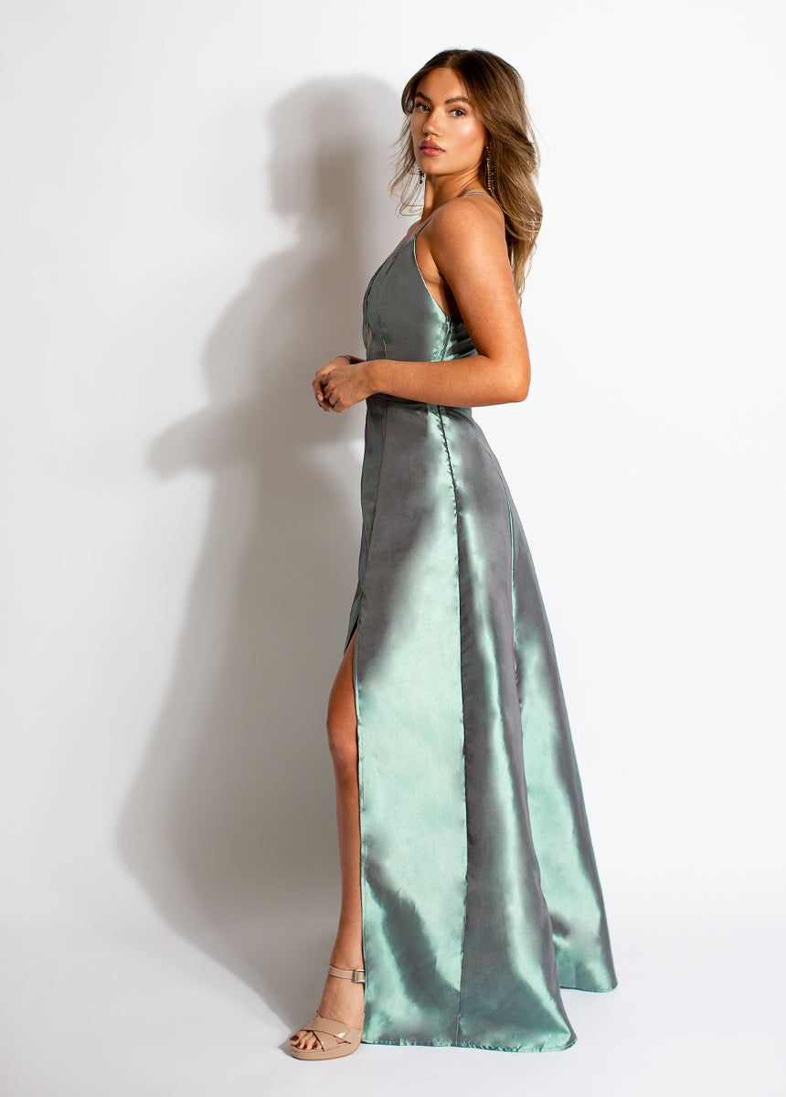 Kylee Dress in Seaglass sold by Joyfolie product image thumbnail 3