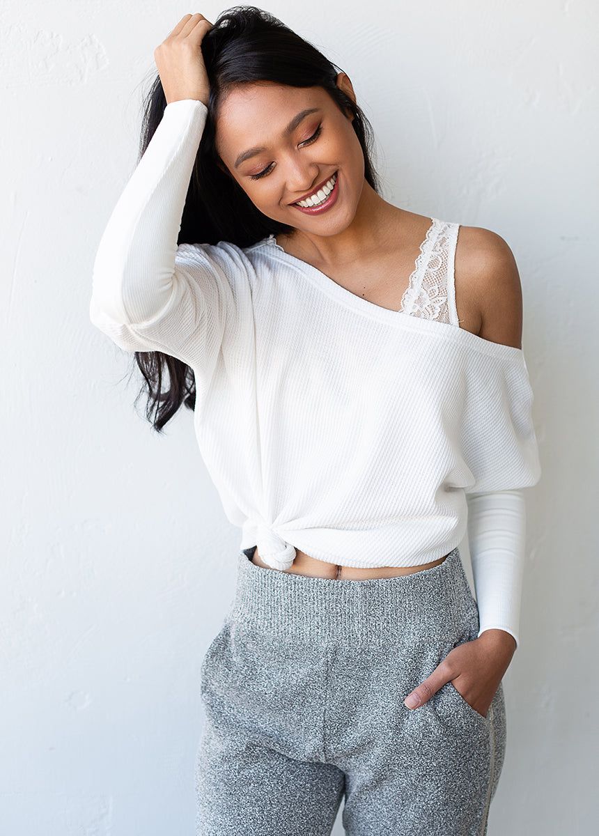 Candice Bralette in Cream sold by Joyfolie product image thumbnail 3