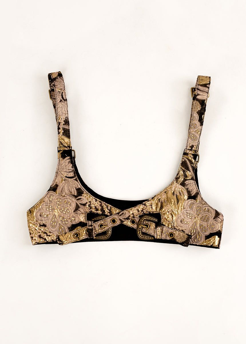 Tashia Harness in Metallic Brocade sold by Joyfolie product image thumbnail 3