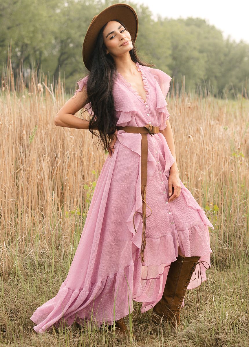 Cass Dress in Light Orchid sold by Joyfolie product image thumbnail 2