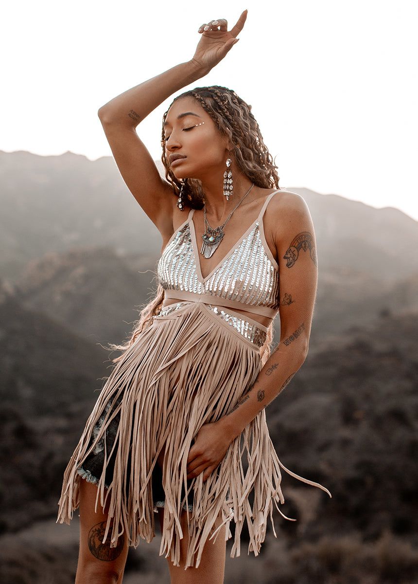 Yael Top in Silver sold by Joyfolie product image thumbnail 3