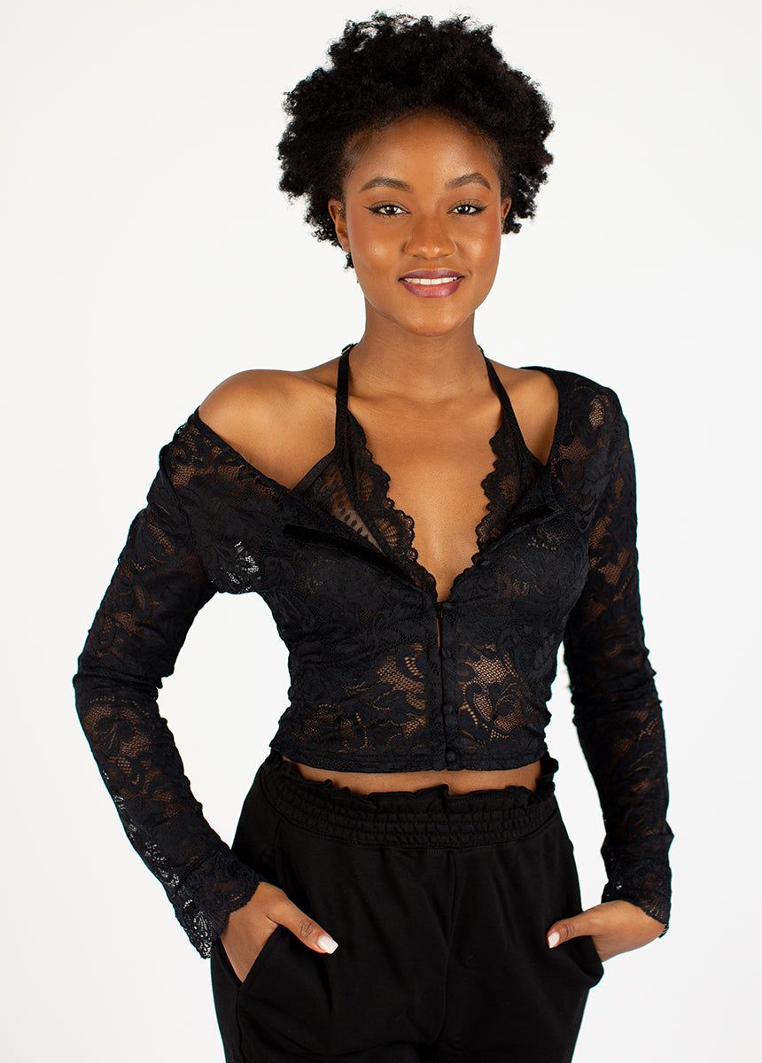 Tessa Top in Black sold by Joyfolie product image thumbnail 5