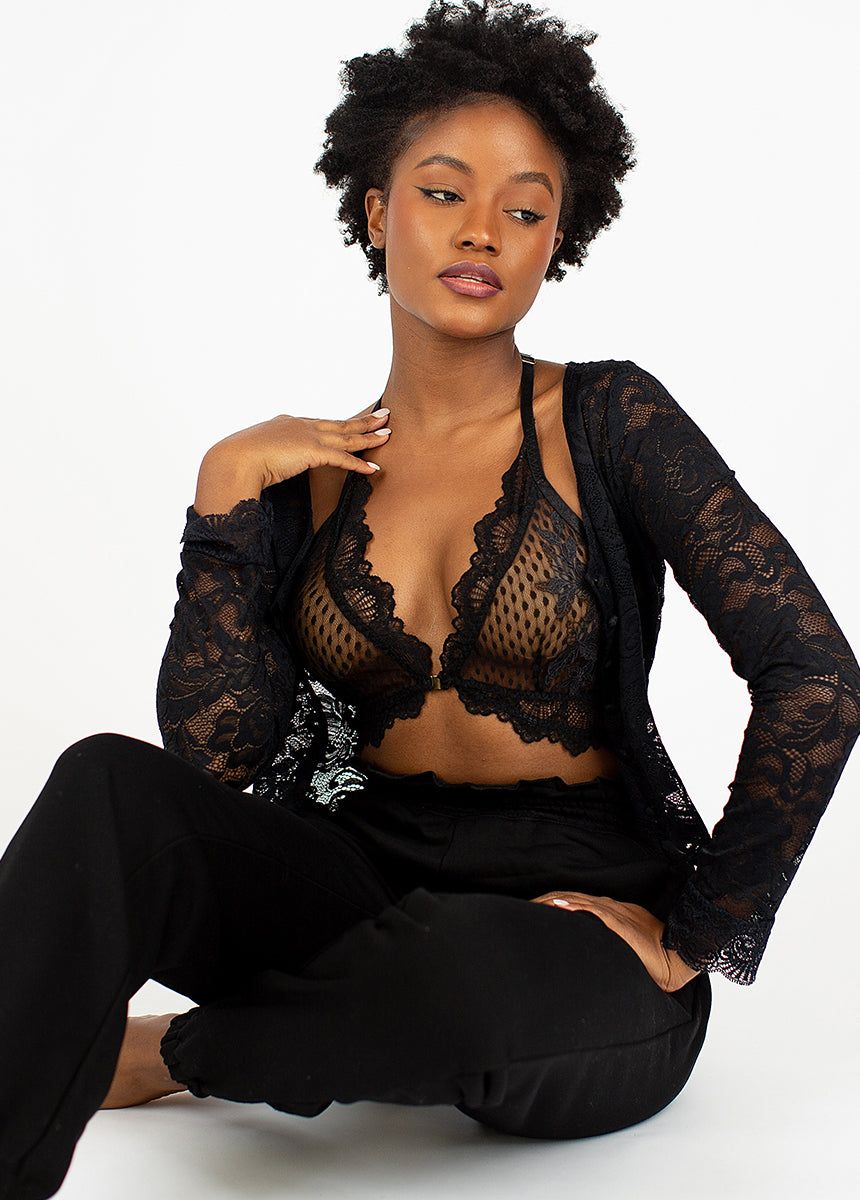 Tessa Top in Black sold by Joyfolie product image thumbnail 4