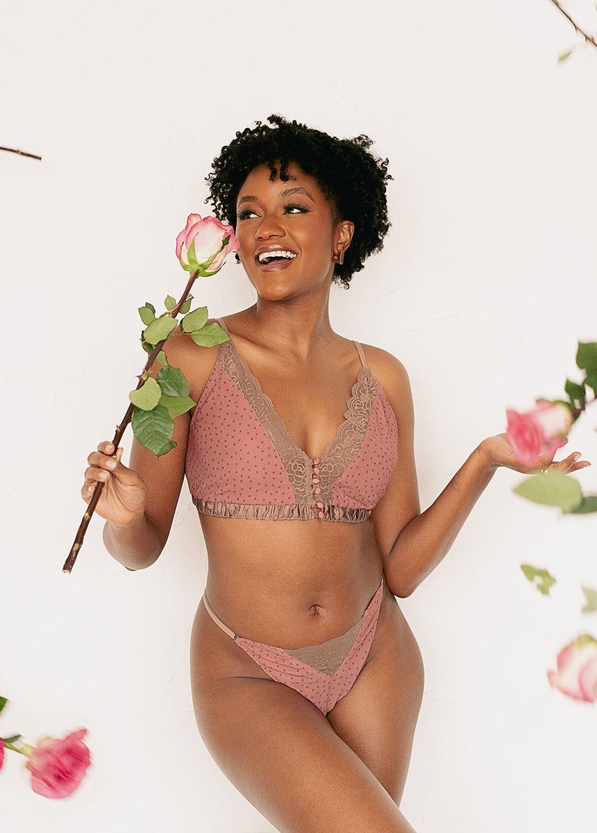 Cecily Thong in Cedarwood sold by Joyfolie product image thumbnail 2