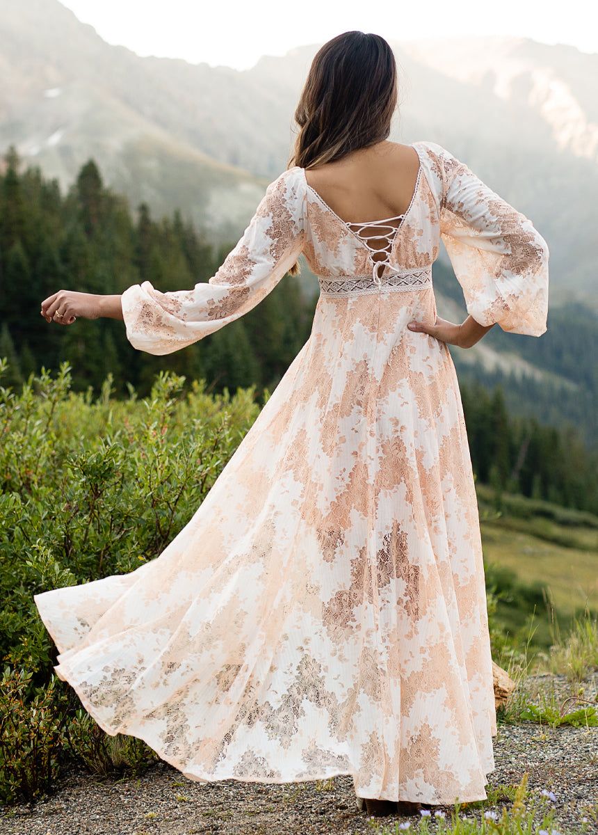 Isabella Dress in Shell sold by Joyfolie product image thumbnail 5