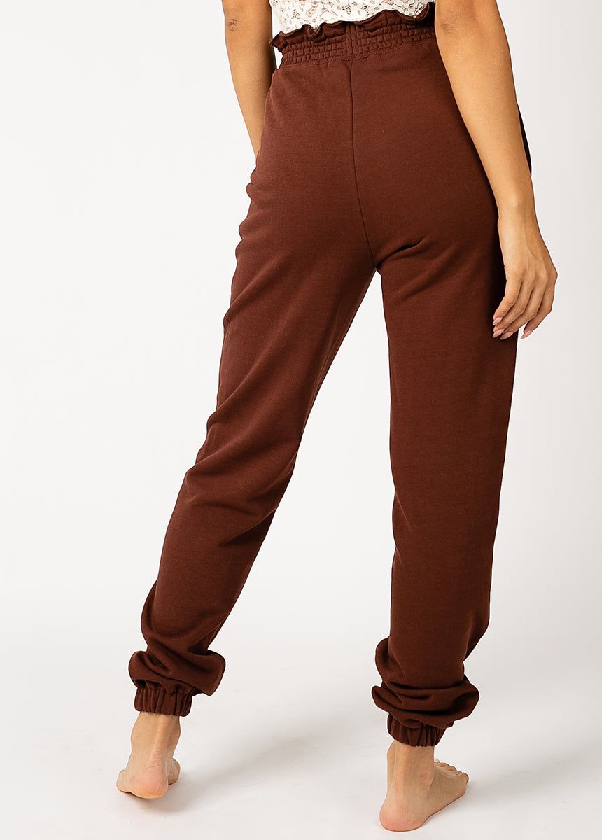Nadia Sweatpants in Chocolate sold by Joyfolie product image thumbnail 3