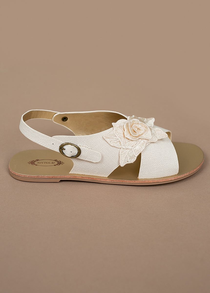Women's Aria Sandal in Gardenia sold by Joyfolie product image thumbnail 2