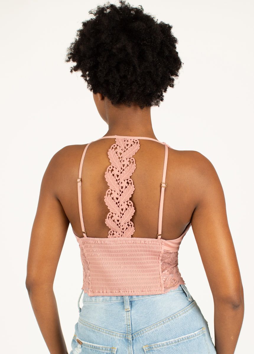 Tiffany Bralette in Ash Rose sold by Joyfolie product image thumbnail 3