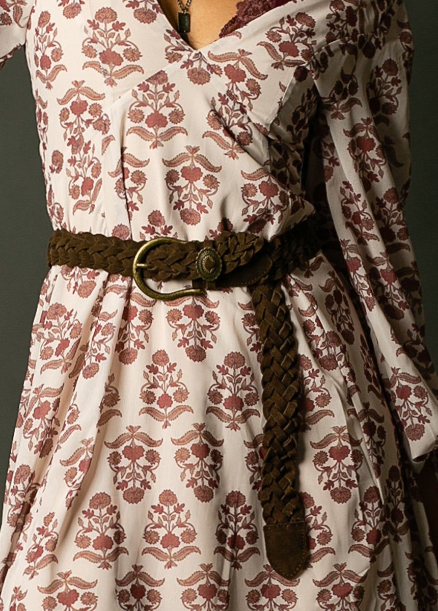 Winslow Leather Belt in Nutmeg sold by Joyfolie product image thumbnail 3