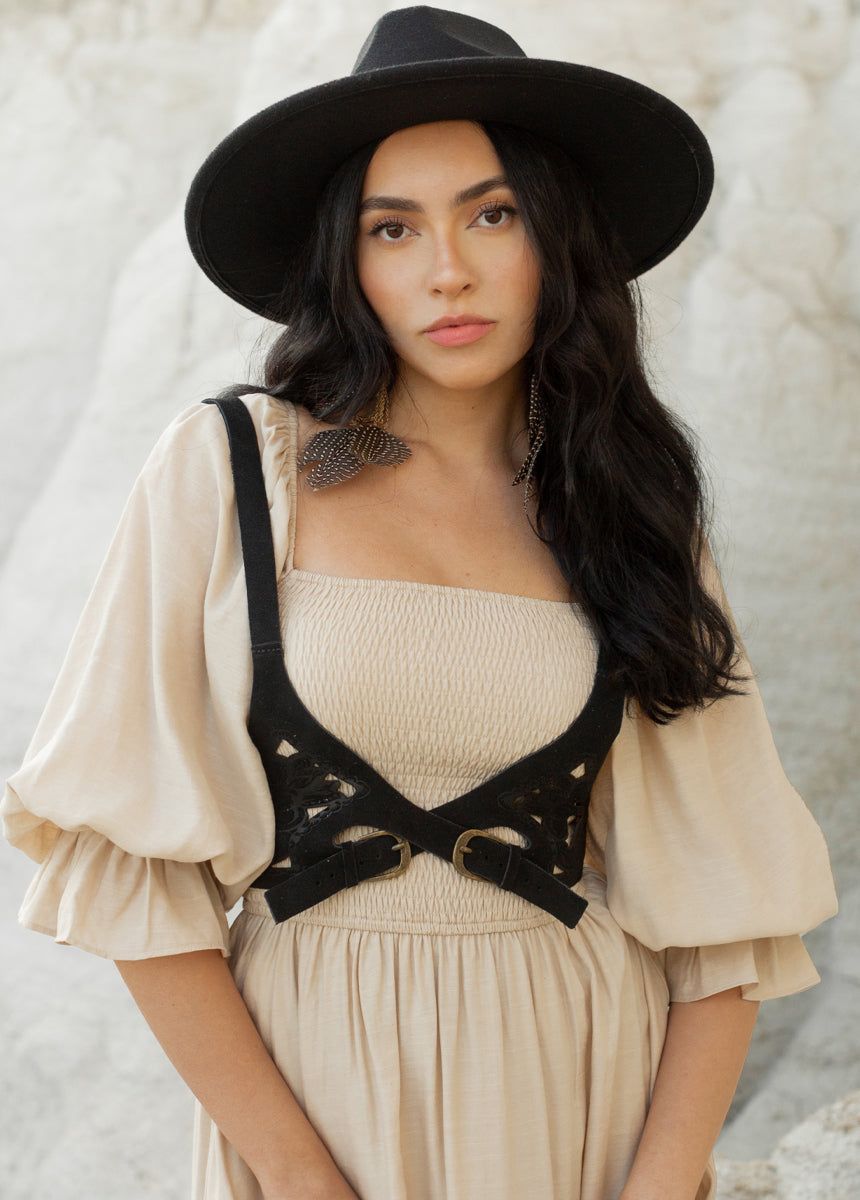 Marlow Harness in Black sold by Joyfolie