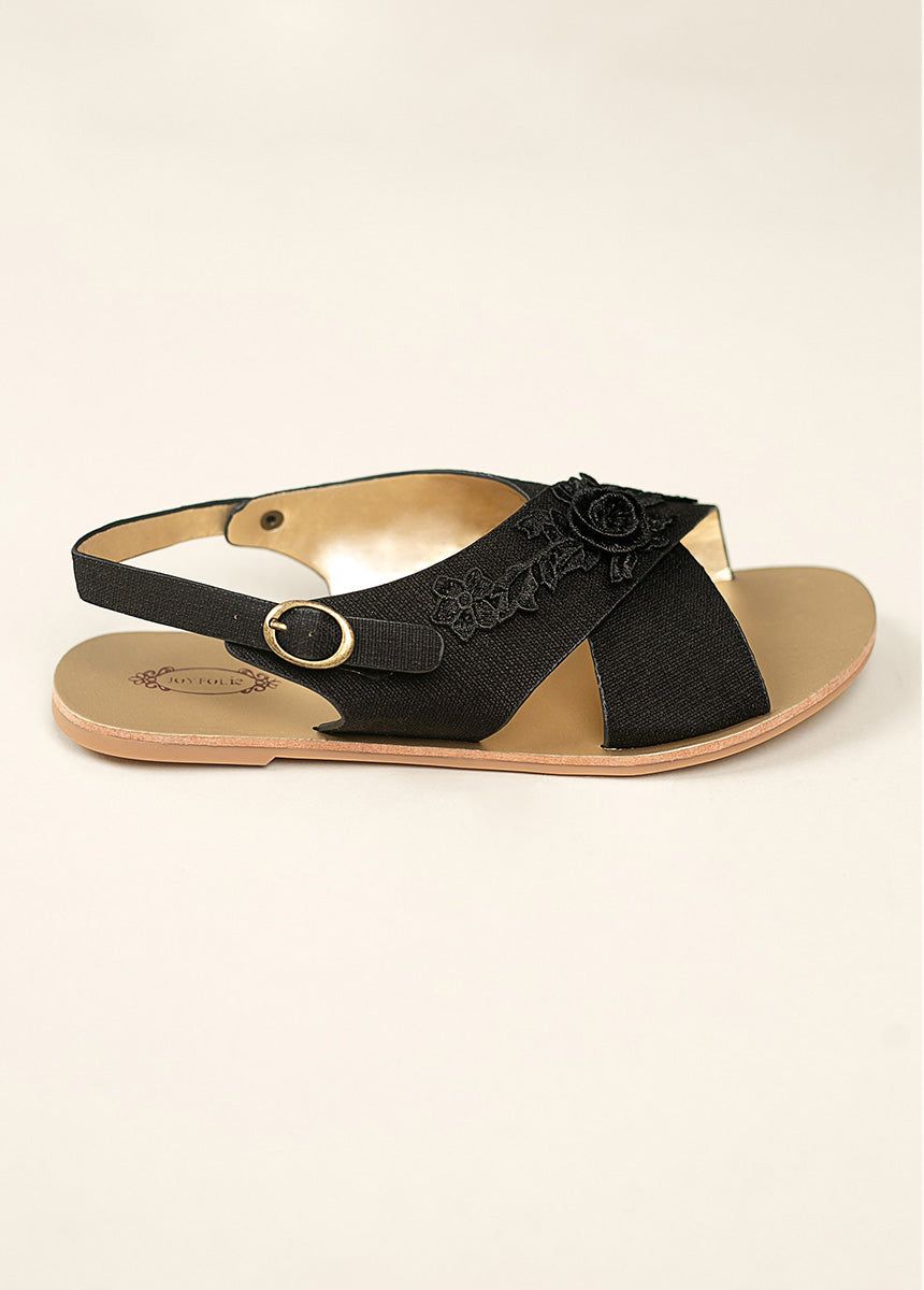 Women's Aria Sandal in Black sold by Joyfolie product image thumbnail 2