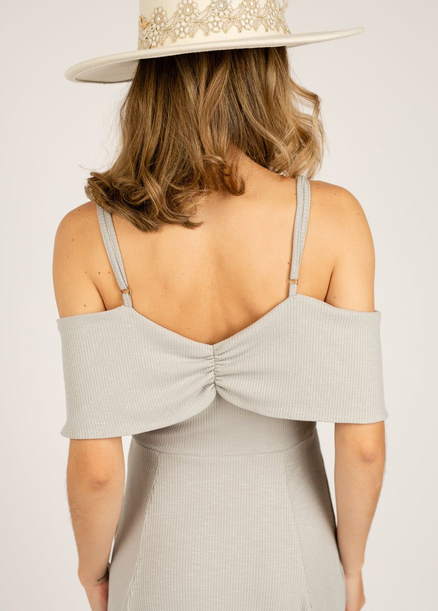 Madorah Dress in Dove sold by Joyfolie product image thumbnail 2