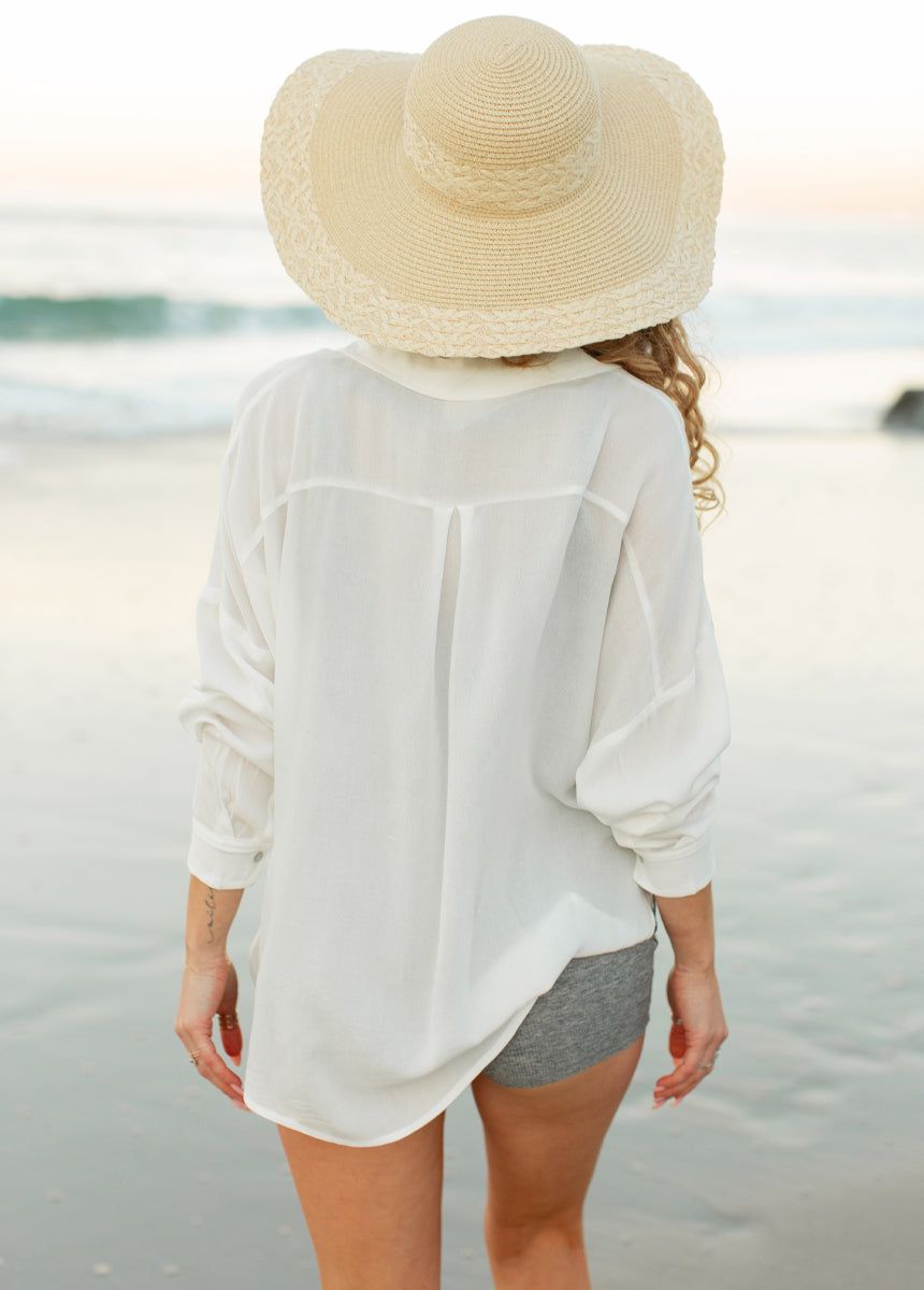 Marika Top in Ecru sold by Joyfolie product image thumbnail 3