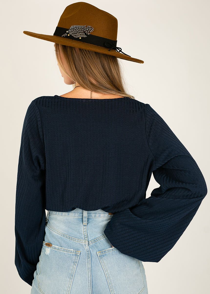 Christina Bodysuit in Navy sold by Joyfolie product image thumbnail 4