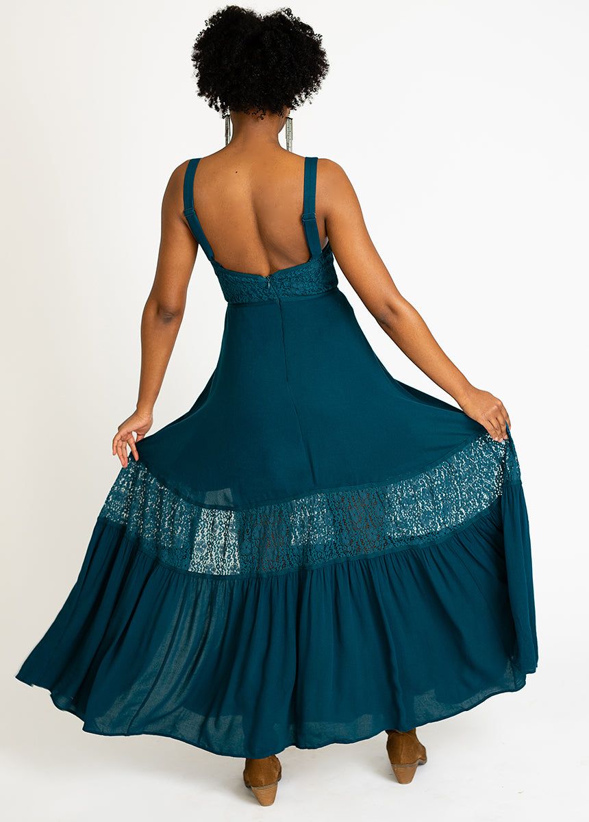 Rinnah Dress in Deep Ocean sold by Joyfolie product image thumbnail 2