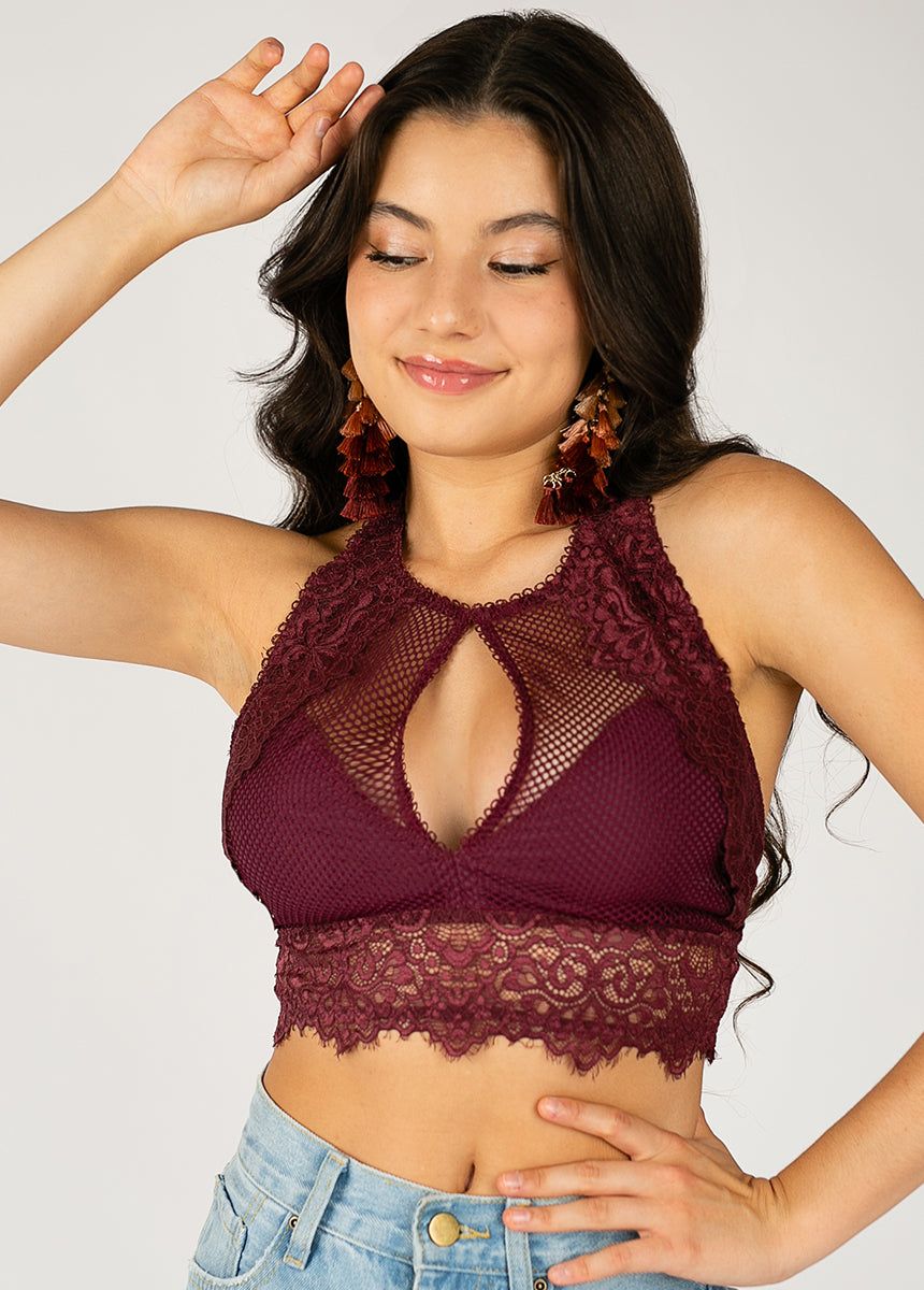 Myranda Bralette in Plum sold by Joyfolie product image thumbnail 4