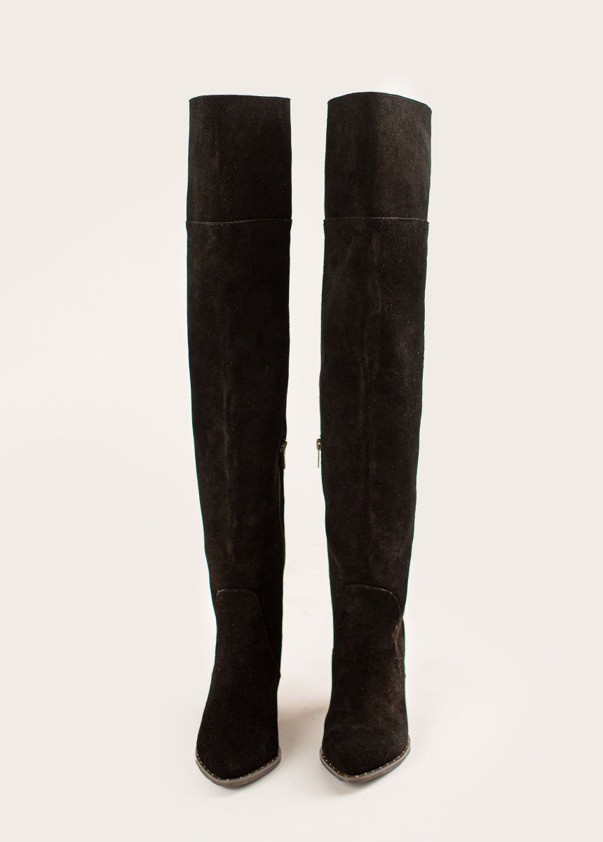 Nyra Slouch Boot in Washed Black sold by Joyfolie product image thumbnail 5