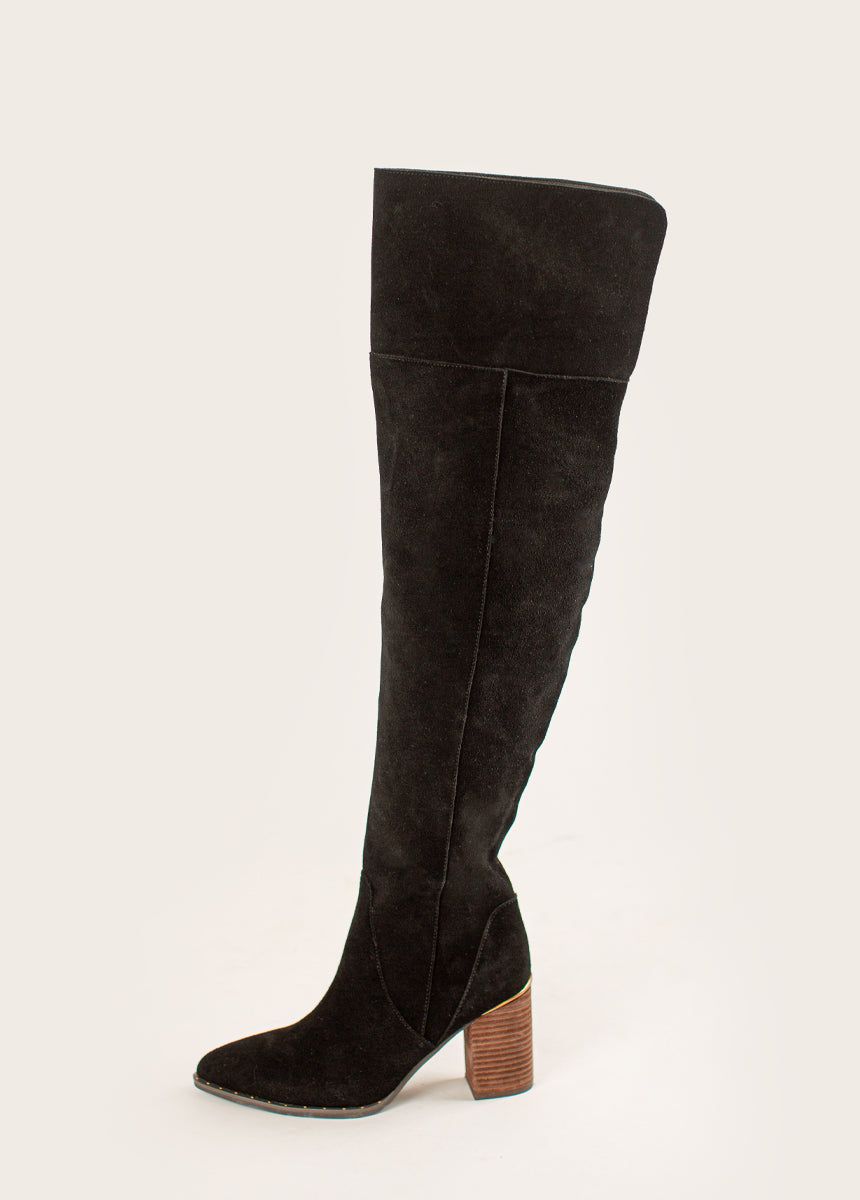 Nyra Slouch Boot in Washed Black sold by Joyfolie product image thumbnail 2