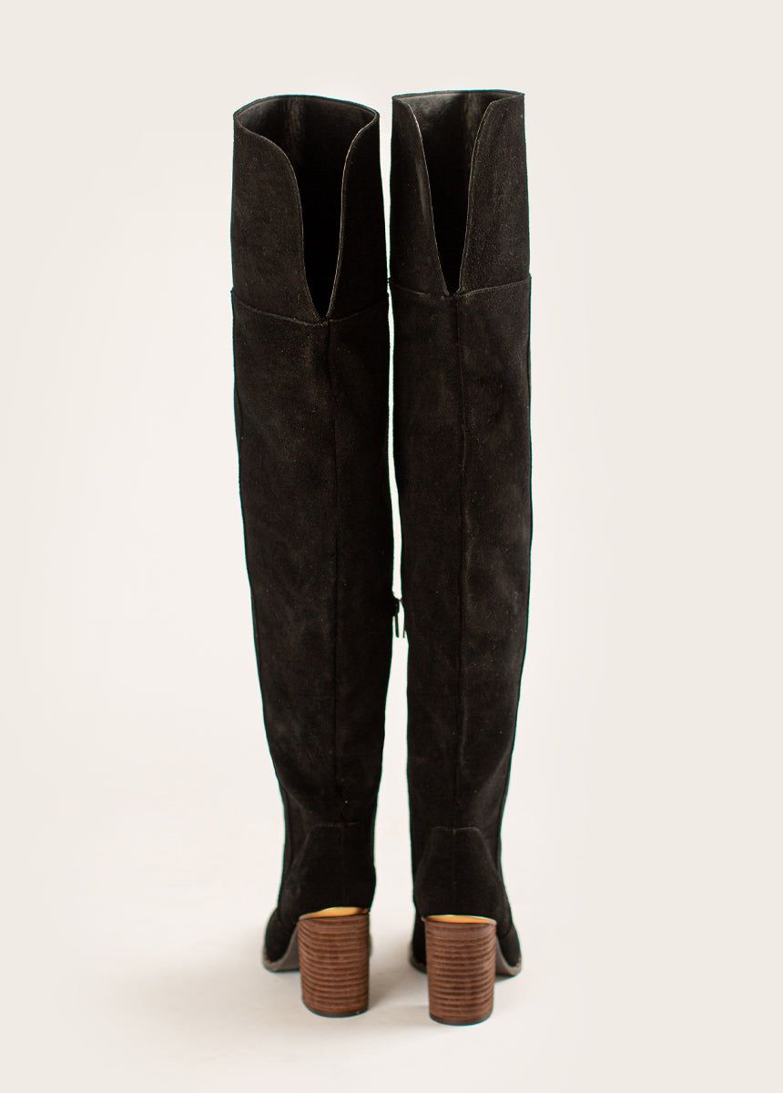 Nyra Slouch Boot in Washed Black sold by Joyfolie product image thumbnail 4