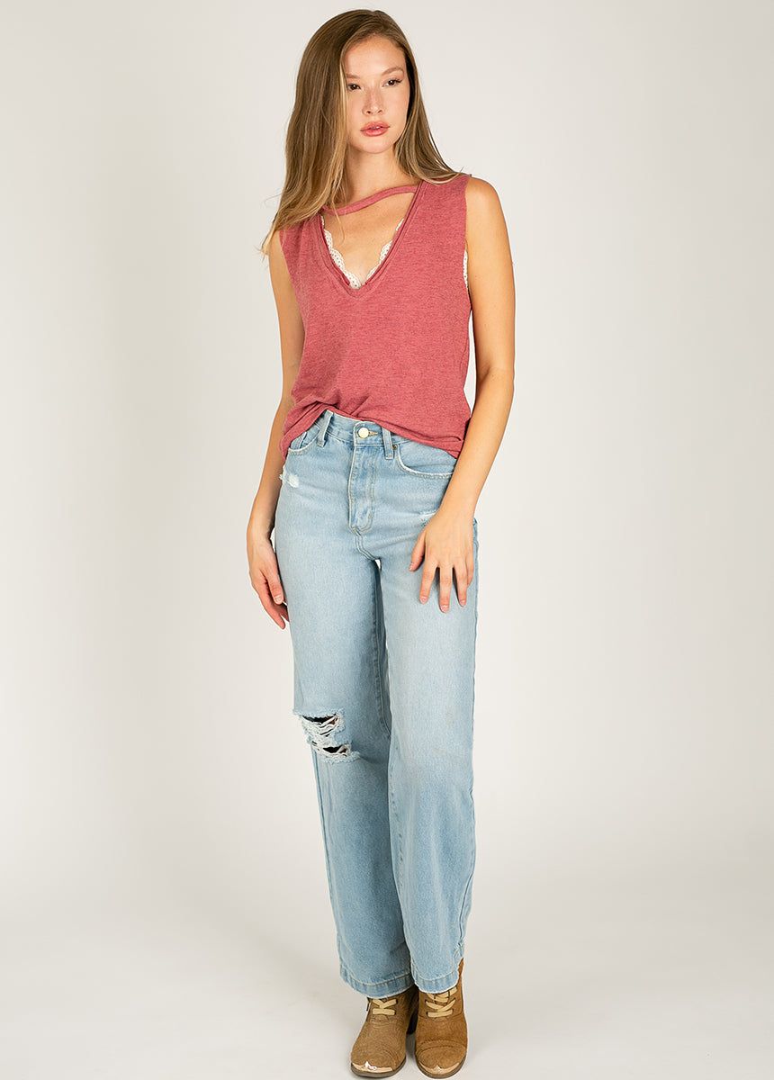 Fenna Top in Raspberry sold by Joyfolie product image thumbnail 3