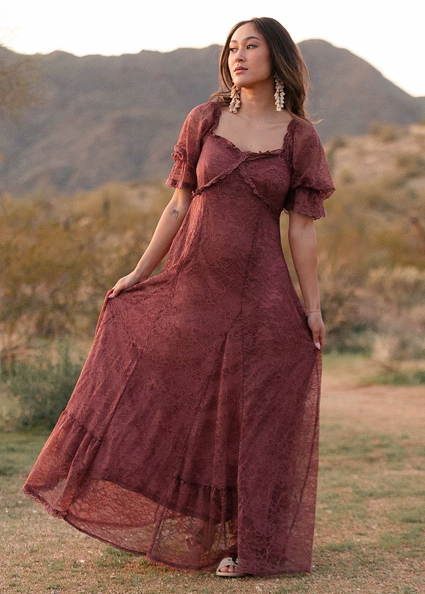 Julietta Dress in Mahogany sold by Joyfolie product image thumbnail 2