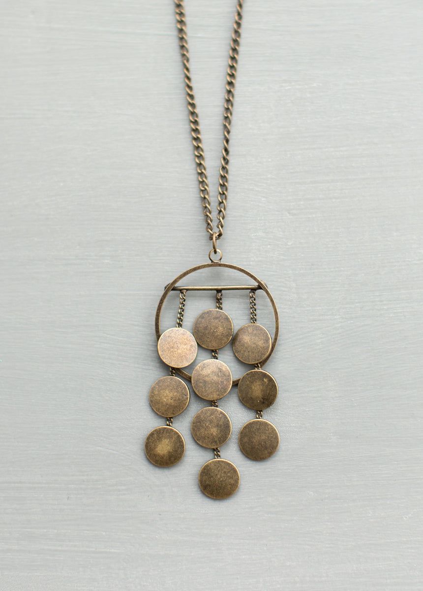 Petra Necklace in Antique Brass sold by Joyfolie product image thumbnail 2