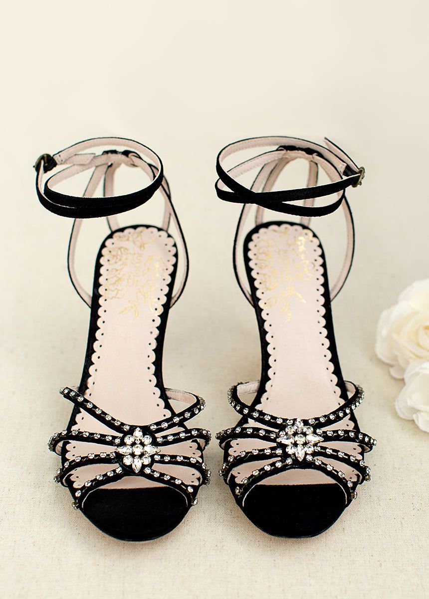 Mahina Leather Heel in Black sold by Joyfolie product image thumbnail 3