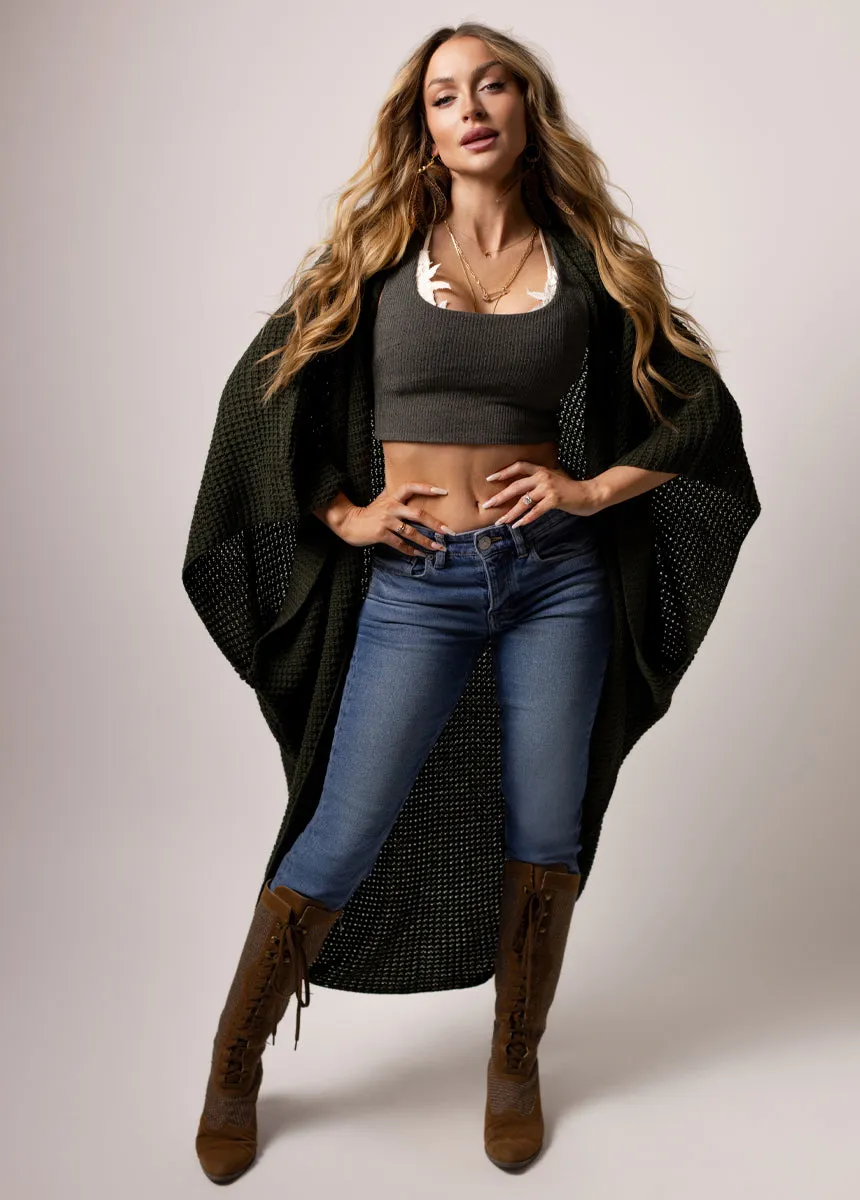 Hedda Sweater in Dark Olive sold by Joyfolie product image thumbnail 2