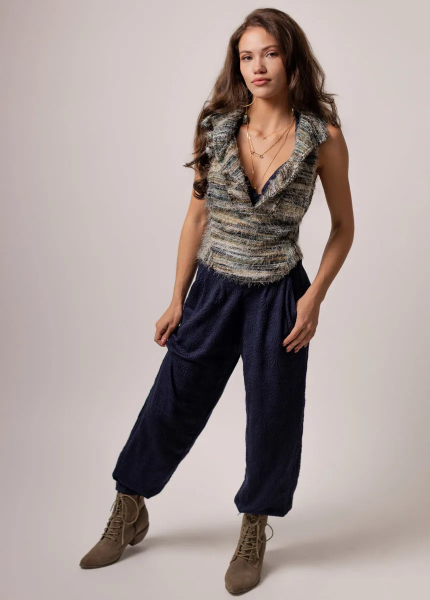 Collins Pant in Navy sold by Joyfolie