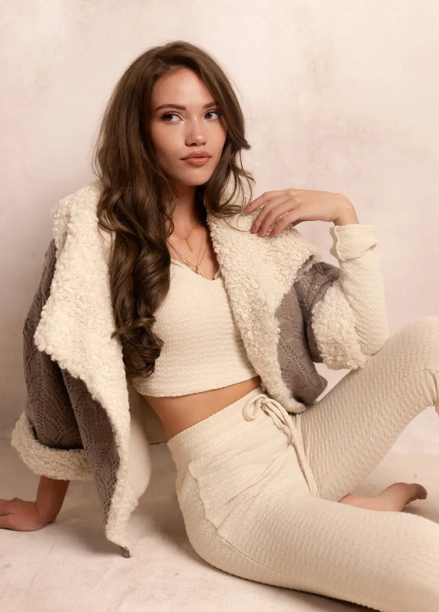 Liam Jacket in French Gray sold by Joyfolie