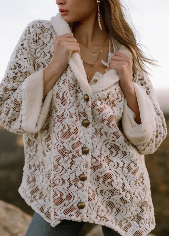 Quinara Jacket in Ecru sold by Joyfolie