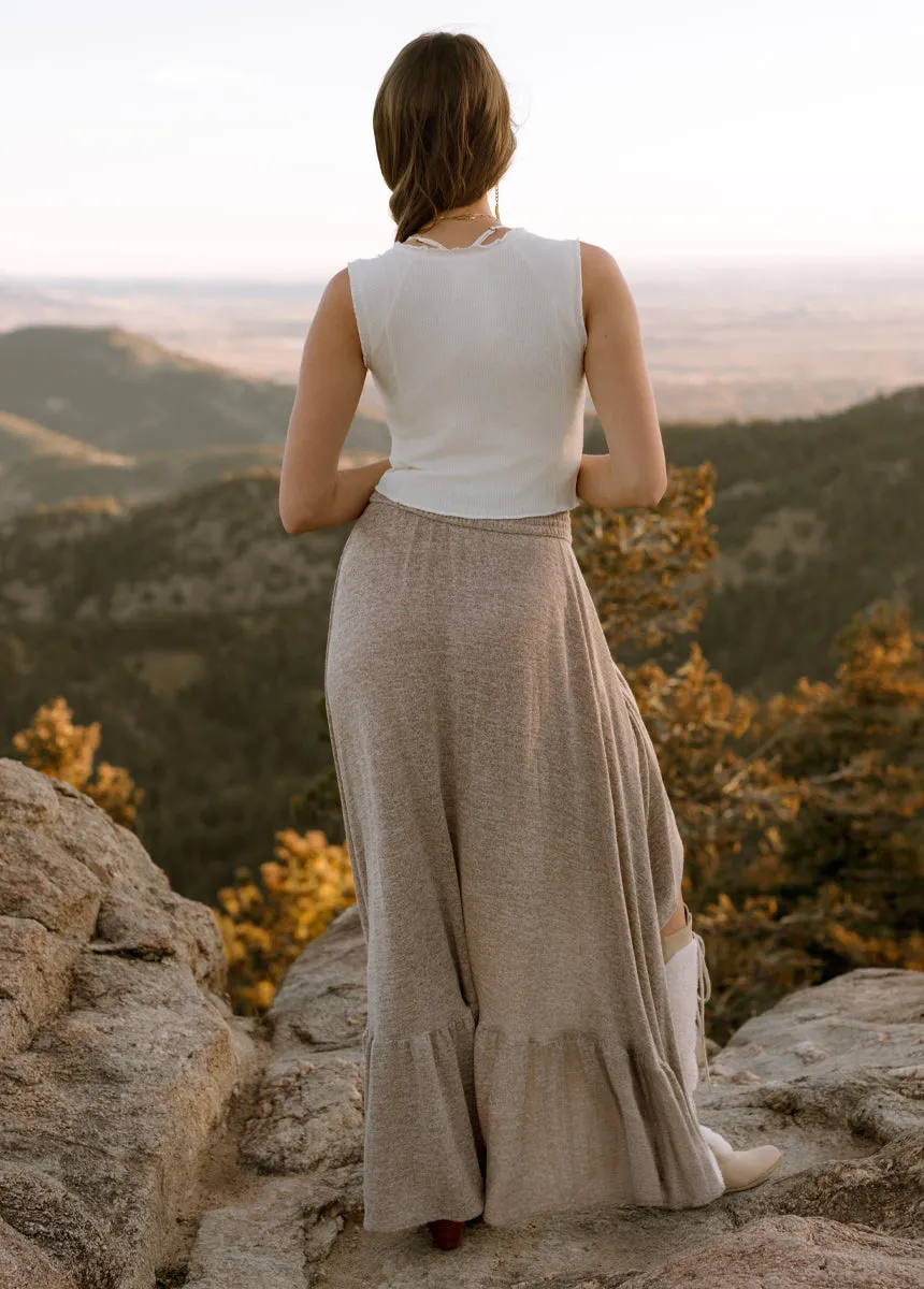 Bae Skirt in Taupe sold by Joyfolie product image thumbnail 4