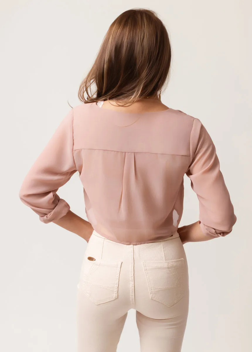Anja Top in Desert Shell sold by Joyfolie product image thumbnail 3
