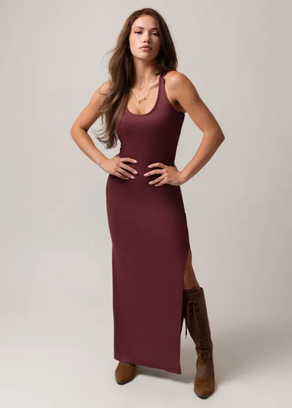 Soraya Dress in Berry sold by Joyfolie