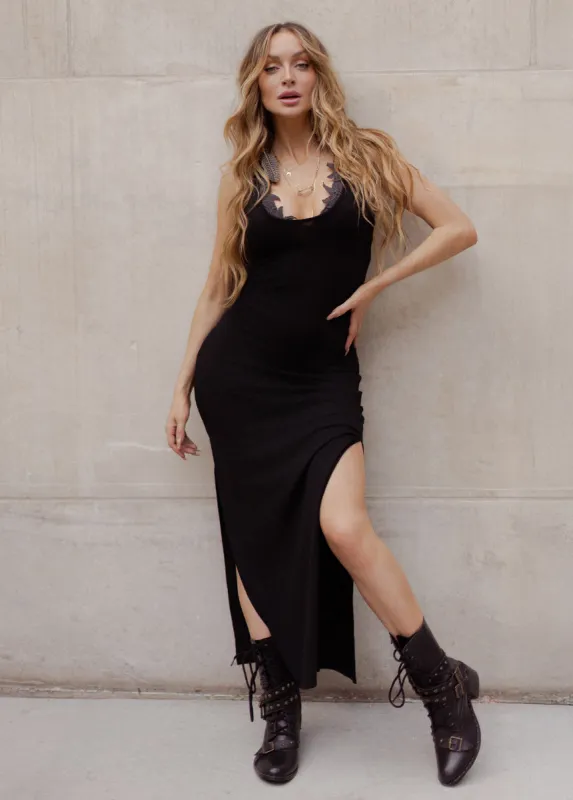 Soraya Dress in Black made by Joyfolie