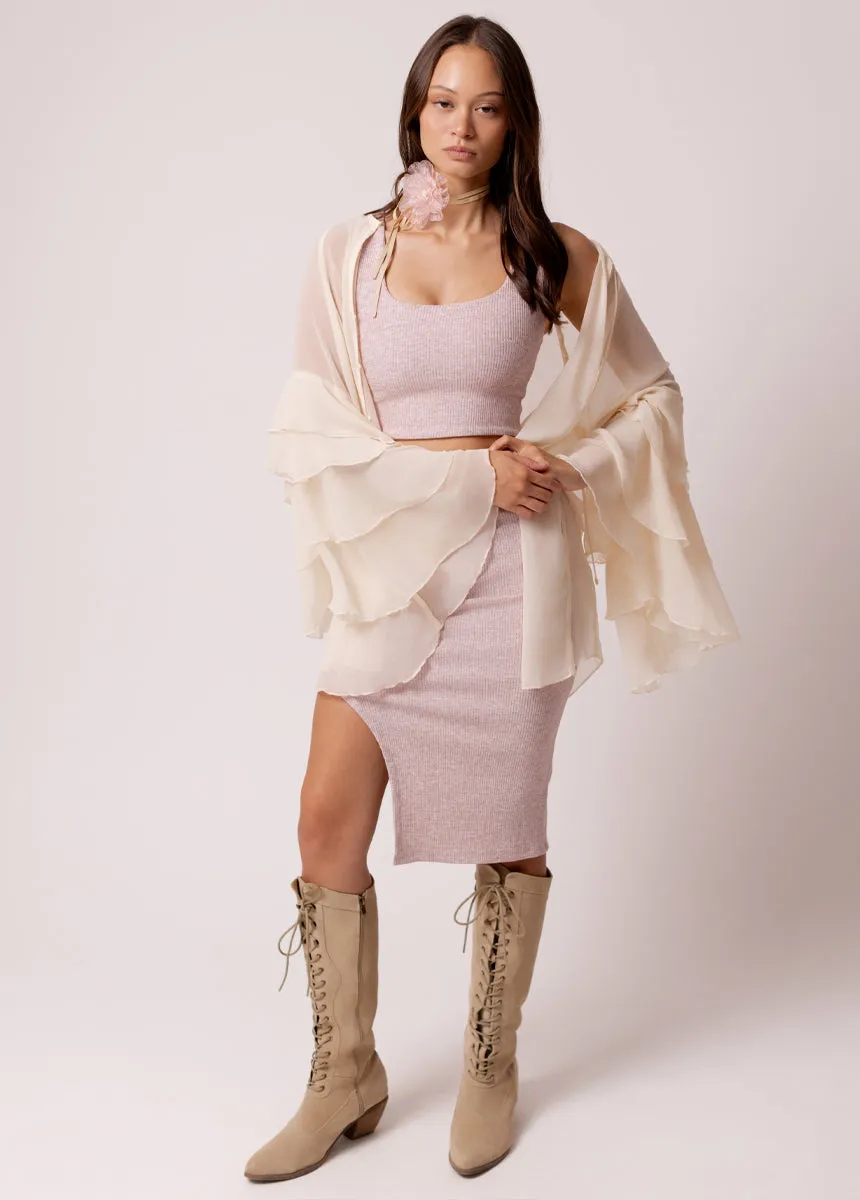 Pelagia Set in Heathered Orchid sold by Joyfolie