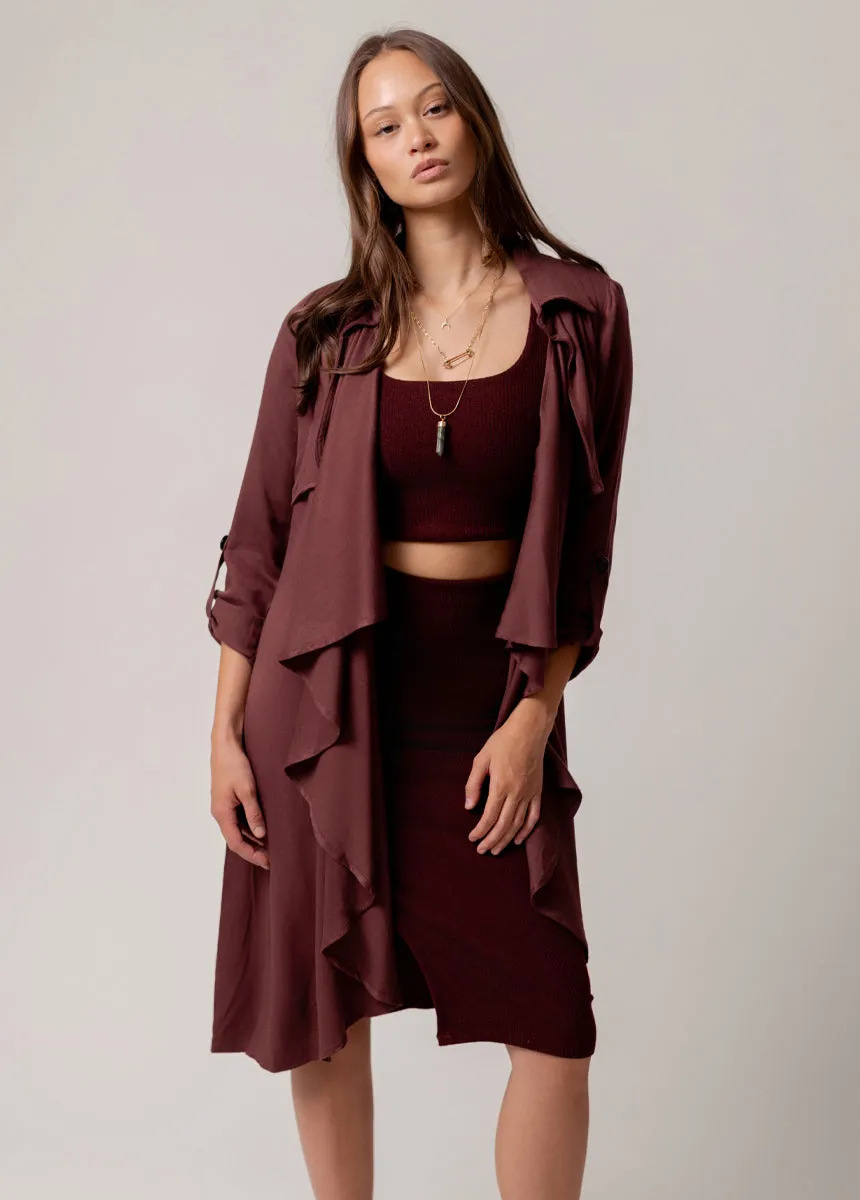 Pelagia Set in Heather Bordeaux sold by Joyfolie product image thumbnail 3