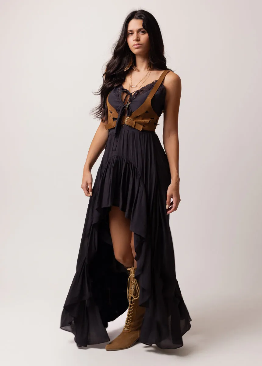 Nefeli Dress in Black sold by Joyfolie