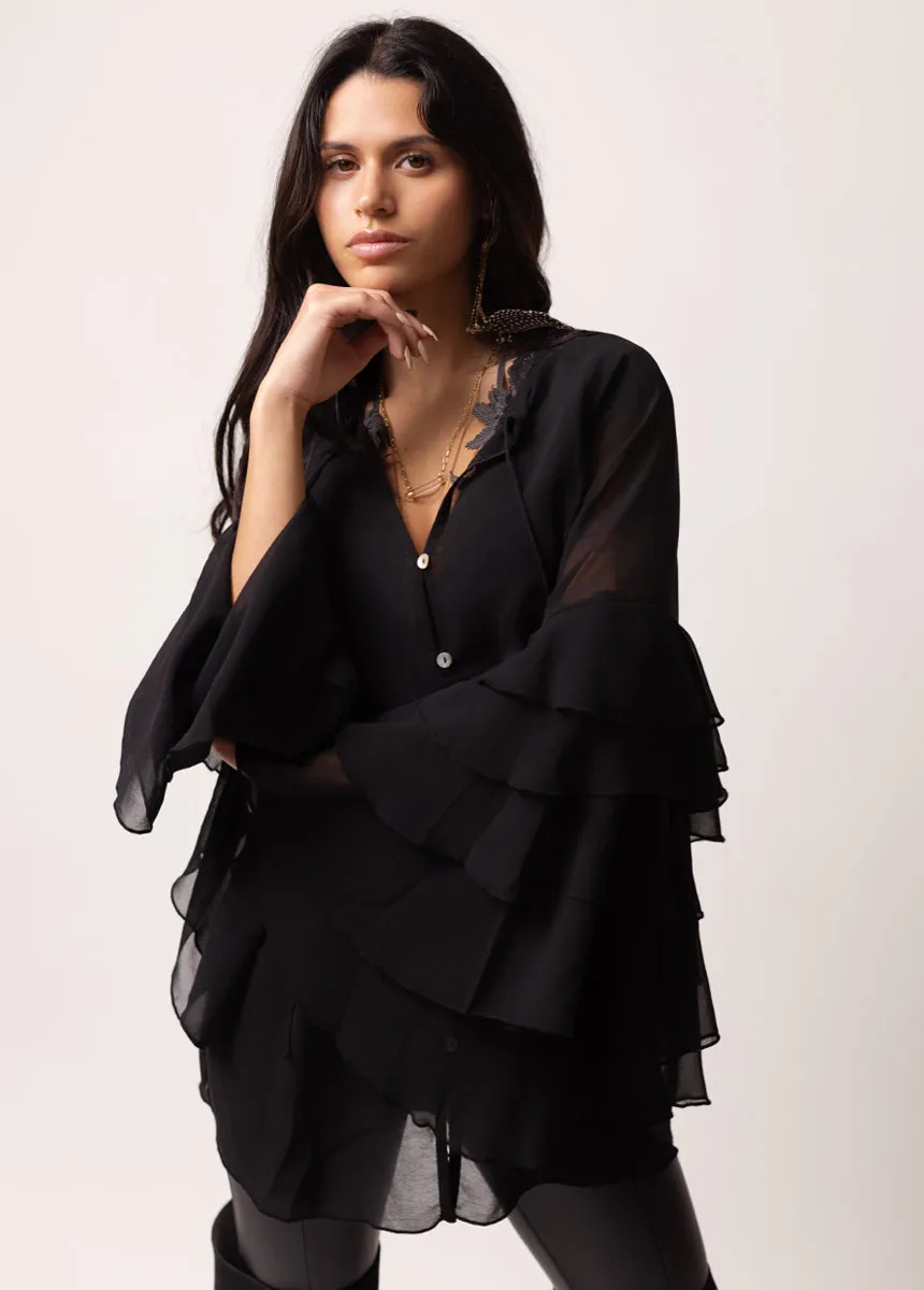 Innessa Top in Black sold by Joyfolie product image thumbnail 4