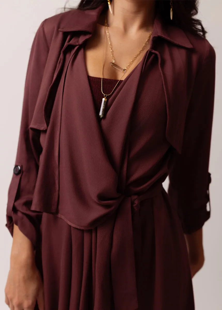 Winslet Duster in Mahogany sold by Joyfolie product image thumbnail 3