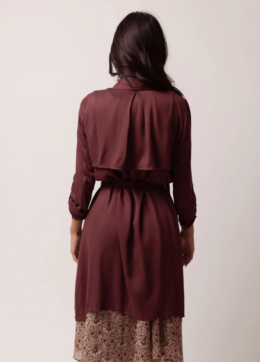 Winslet Duster in Mahogany sold by Joyfolie product image thumbnail 2