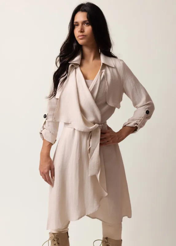 Winslet Duster in Oat sold by Joyfolie