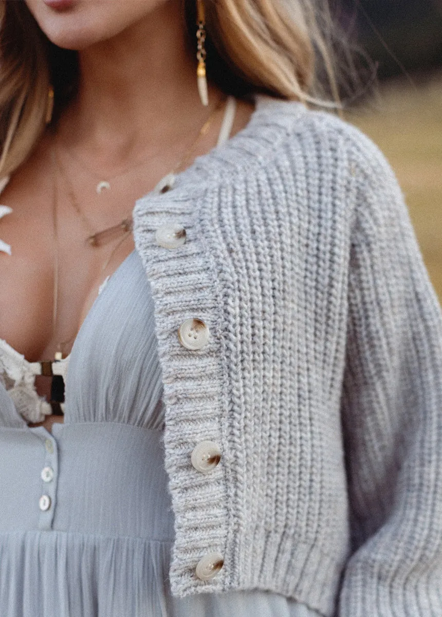 Minerva Sweater in Heather Dove sold by Joyfolie product image thumbnail 3