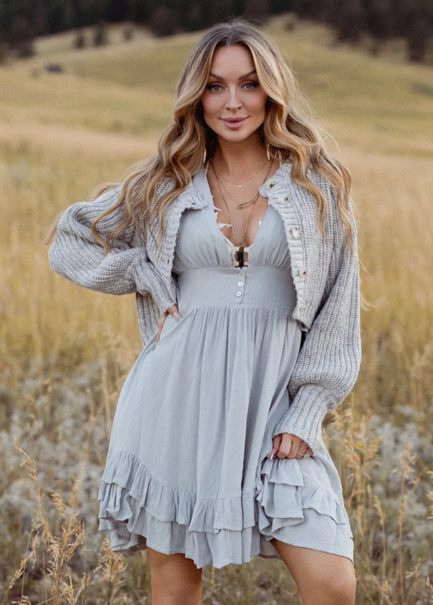 Minerva Sweater in Heather Dove sold by Joyfolie product image thumbnail 4