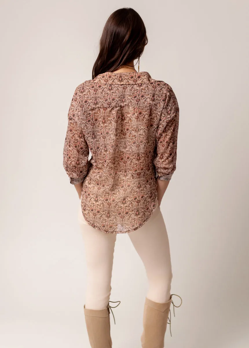Agnes Top in Vine Floral sold by Joyfolie product image thumbnail 4