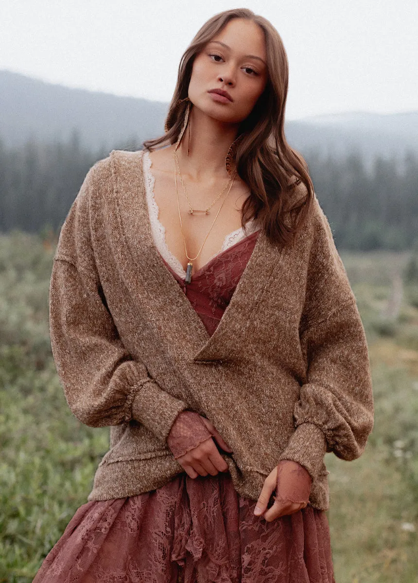 Ona Sweatshirt in Chestnut sold by Joyfolie product image thumbnail 2