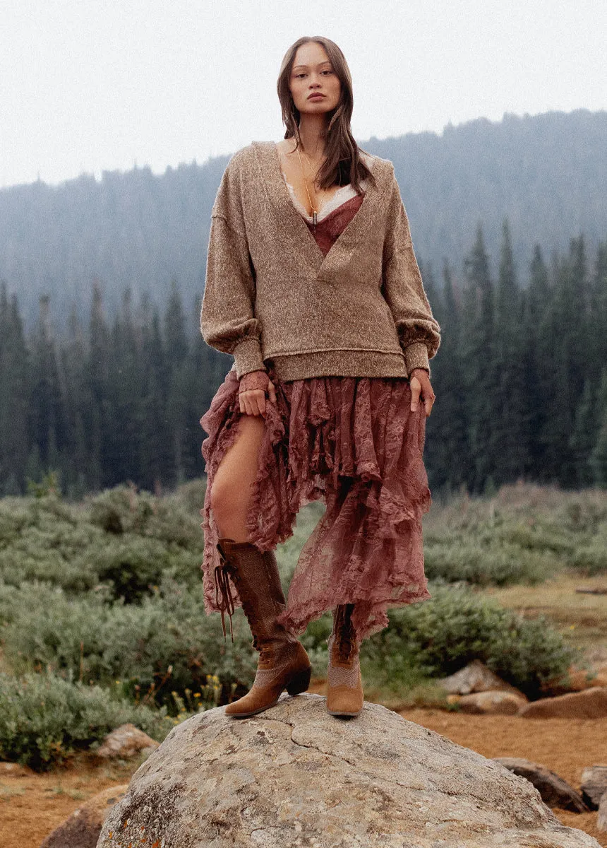 Ona Sweatshirt in Chestnut sold by Joyfolie product image thumbnail 3